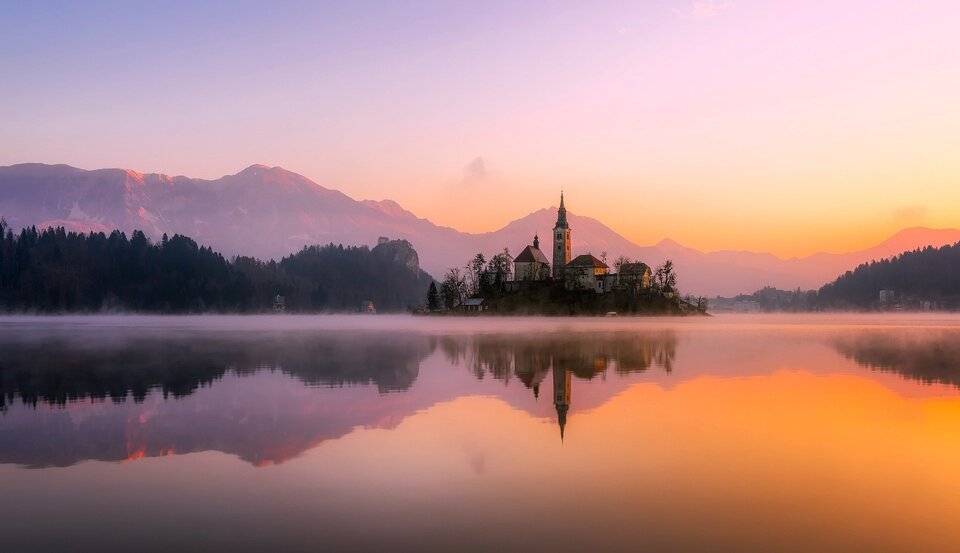 tussenstop naar Kroatië in Slovenië Bled