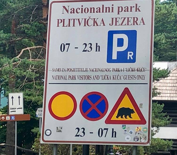 Plitvice parking