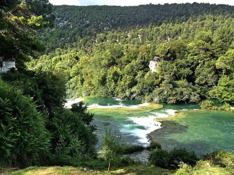 roski slap, krka nationaal park, watervallen van krka