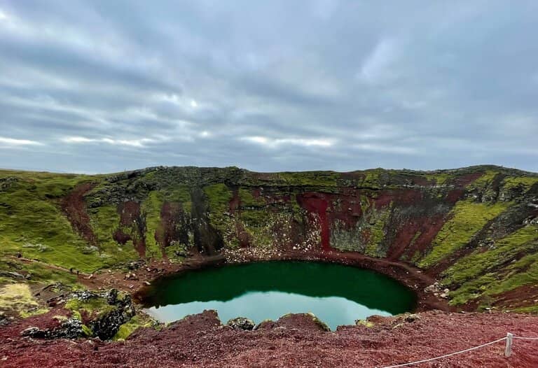 Golden circle ijsland kerid