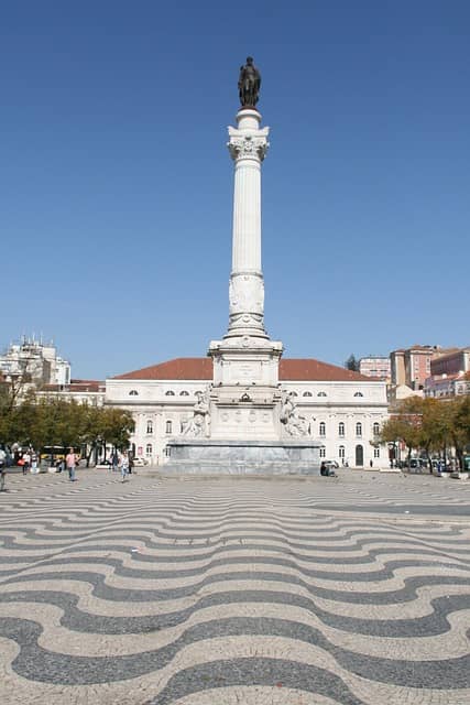 Wandeling Lissabon Rossio plein