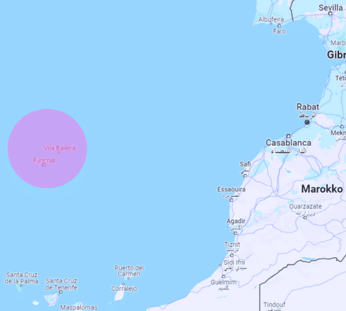 Madeira kaart ligging