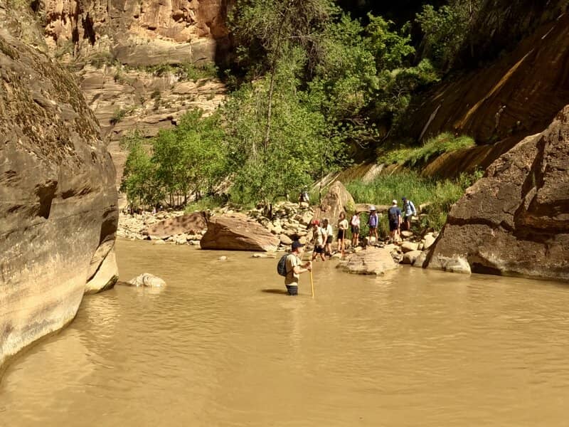 zion narrows west usa