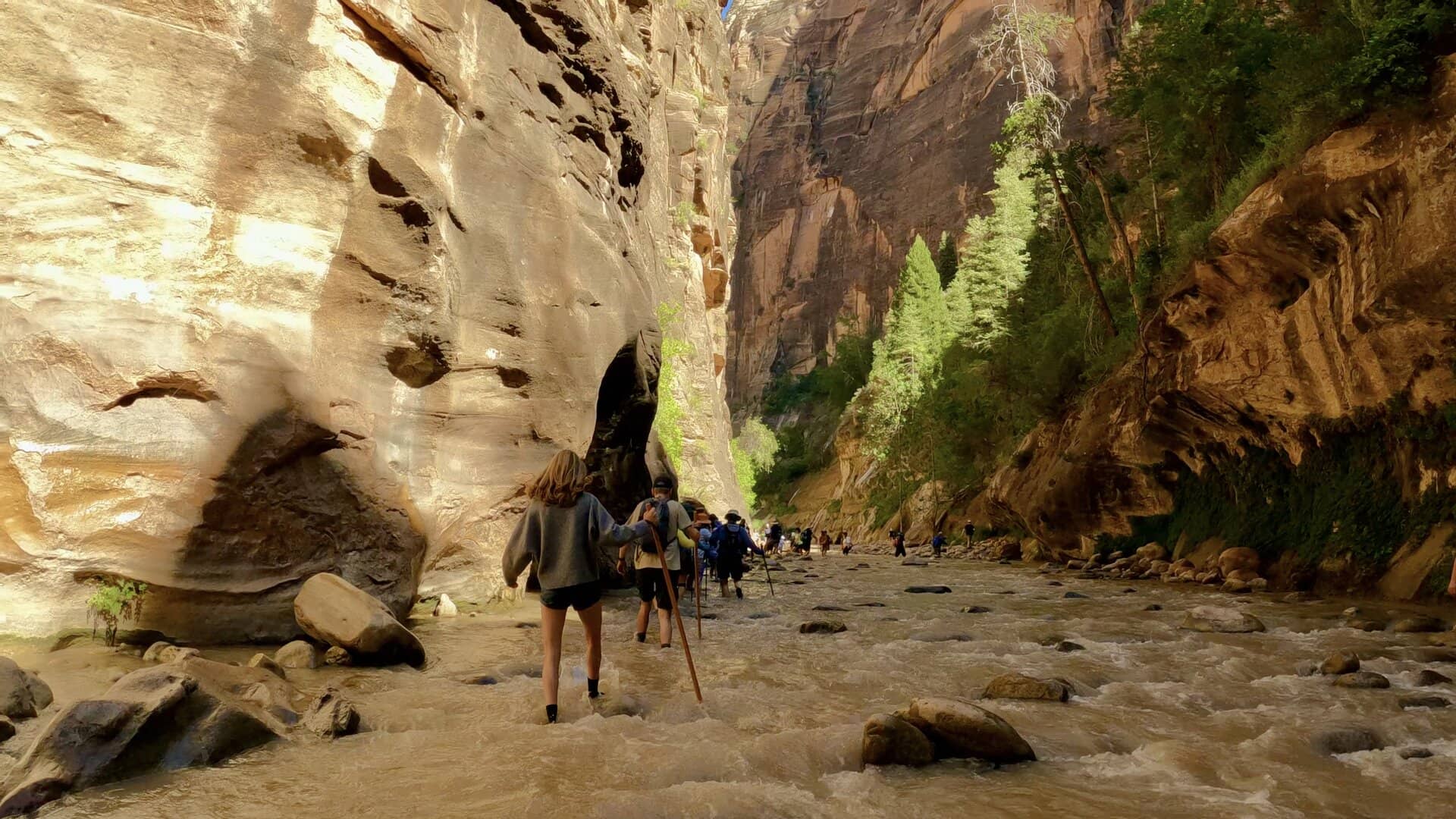 The Narrows in Zion National Park