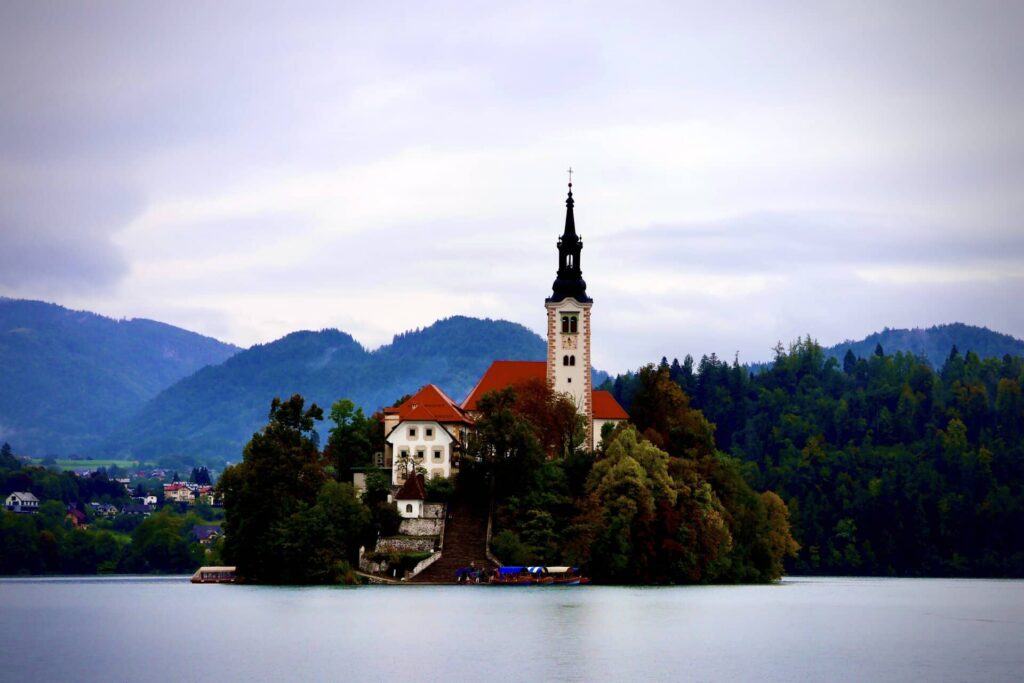 rondreis slovenie Bled eiland